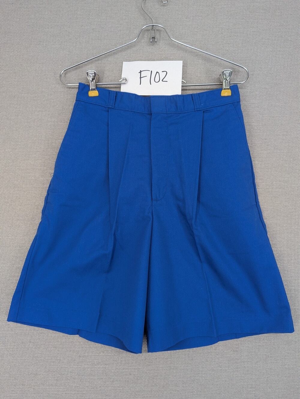 Vintage Cheryl Tiegs Shorts Size 10 High Waisted USA Bright Blue -0925F102